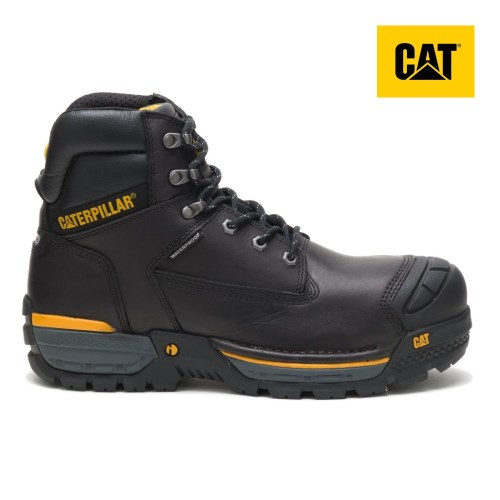 CAT Excavator LT 6" S3 WR HRO SRA Men's Work Boots Black (AU R-812) Australia